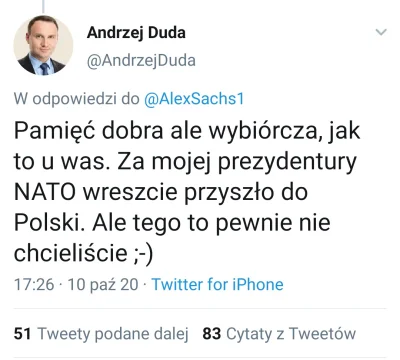 Thon - https://twitter.com/AndrzejDuda/status/1314950515428597760