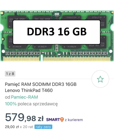 m1ck - @Megawonsz_dziewienc: RAM SODIMM DDR3 16GB chodzą akurat w takich cenach z teg...