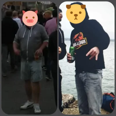 wi1qqqq - I cyk 20kg mniej xD 178 cm z 95kg na 75kg w pol roku jakos . Plusik jakis p...