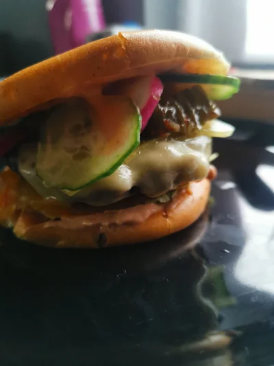 Popo44 - #gotujzwykopem #keto #lowcarb burger na keto chmurce ( ͡º ͜ʖ͡º)