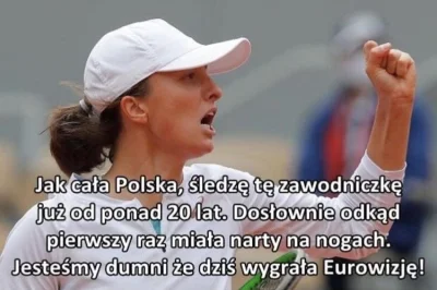 Zjakub7 - #igaswiatek #tenis #polska