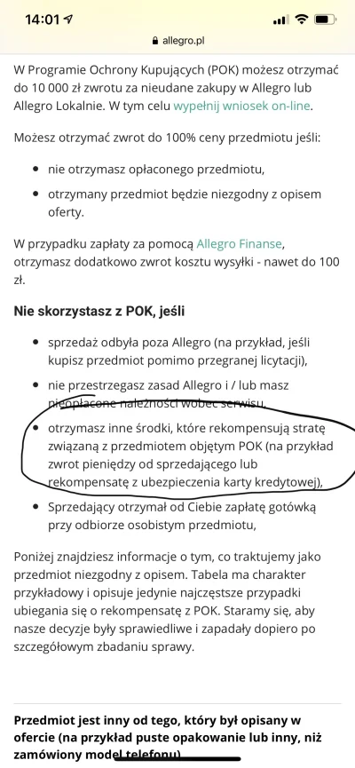 lIII - @hiperchimera: Nie skorzystam z programu ochrony kupujących jeśli zgłoszę char...