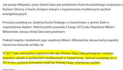 Wyimaginowanypsychoanalityk - Oczywiście informacja, że nie należy on do KK jest na s...