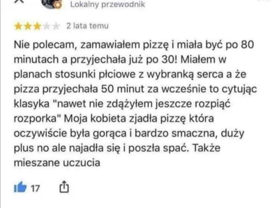 4pietrowydrapaczchmur - Jako ze zbliża się czas obiadu polecam uważać gdzie zamawiaci...