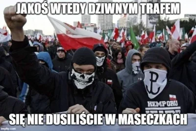 piaskun87 - Wtedy nie wiedzieli, że maseczki nie są zgodne z konstytucją XD
#covidio...