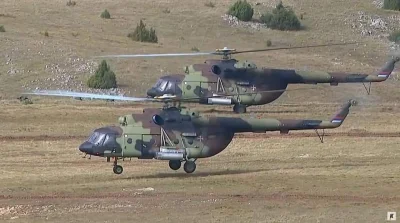 Aryo - Serbskie Mi17 lądują dla wyładunku robota bojowego Milos

#serbia #militaria...