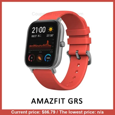 n____S - AMAZFIT GTS Smart Watch - Aliexpress 
Cena: $86.79 (337,27 zł)
Kupon ː EU9...