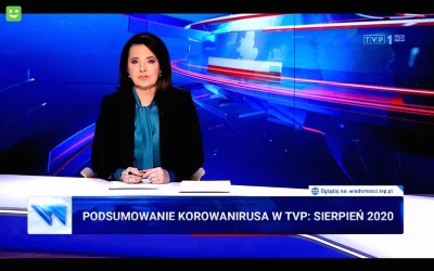 jaxonxst - Podsumowanie koronawirusa w Wiadomościach TVP: Sierpień 2020 #tvpiscodzien...