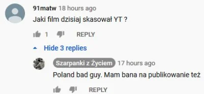 Gieniu_s - Witam.Informuje że ulubiony kanał wielu Wykopków (mój też) "Szarpanki z ży...