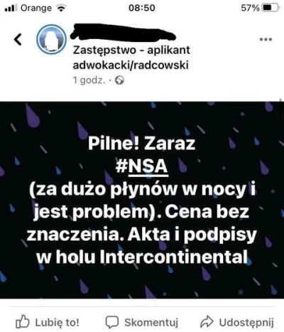 W.....k - Komu przed rozprawą w NSA (bądź SN) nie zdarzyło się zapić noc wcześniej i ...