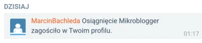 MarcinBachleda - Wzruszające tak dostać taki medal z samego rana, dziękuję.
#mikro #...