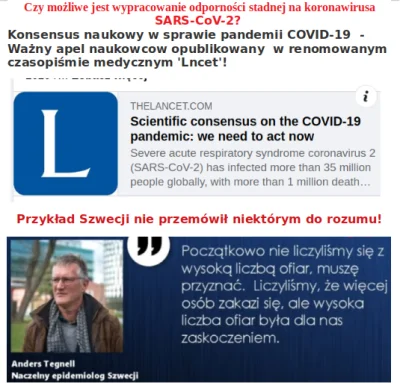 bioslawek - Konsensus naukowy w sprawie pandemii COVID-19 - Ważny apel naukowcow opub...