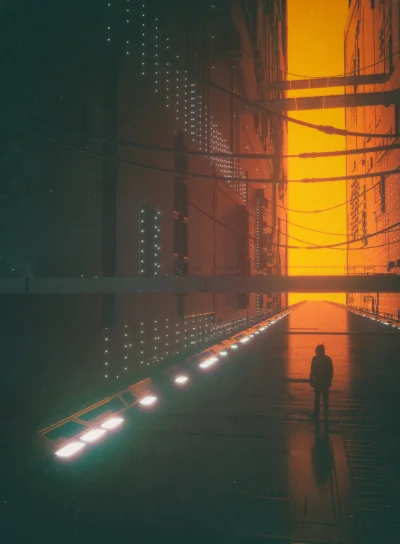 Hoverion - Beeple (Mike Winkelmann)
Burtran Corridor
#sztuka #art #cyberpunk #digit...