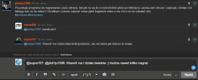 PiotrekSul - @supra107: @plokiju1098: ShareX ma i działa świetnie ( ͡º ͜ʖ͡º)