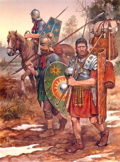 IMPERIUMROMANUM - Status prawny, rekrutacja, służba, relacje żołnierzy w armii rzymsk...