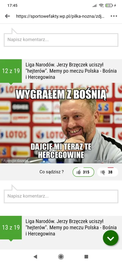 Madziakk - Kiedy widzisz swojego mema.. xD
#mecz #sportowefakty #sport
