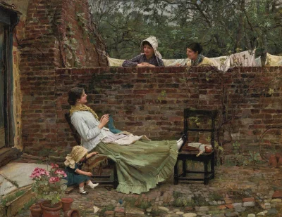 UrbanNaszPan - Good Neighbours (Gossip) (1885)
John William Waterhouse

#art #sztu...