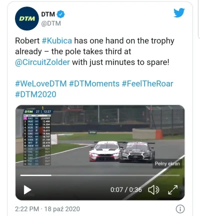 adamko92 - DTM #wiadomo #kubica #dtm #powrutcontent