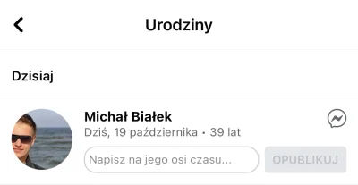 konradwiktor - Michał białek ma dzisiaj urodziny. Wszystkiego najlepszego. #wykop @mb...