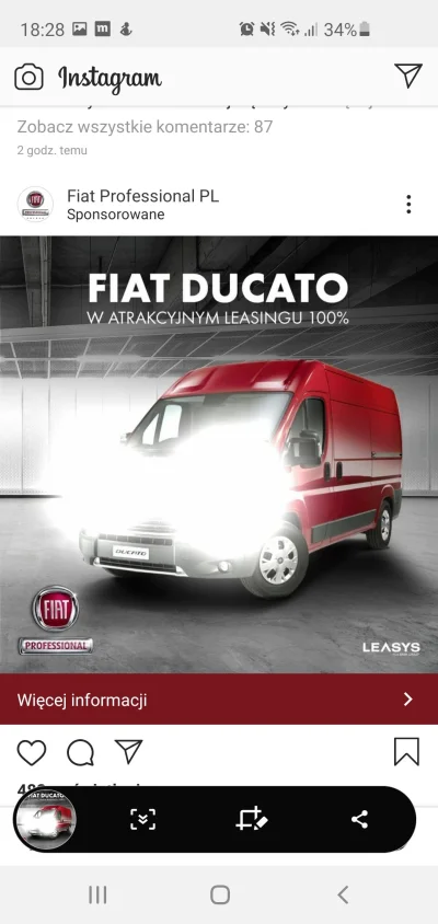 pietrek3121 - Reklama Fiata Ducato na instagramie, autentyk xd #reklama #humorobrazko...