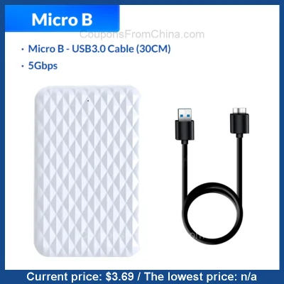 n____S - ORICO 2.5 Inch HDD Case USB 3.0 - Gearbest 
Cena: $3.69 (14,37 zł)
Kod rab...