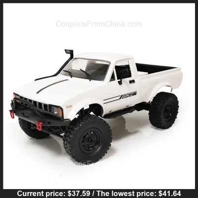 n____S - WPL C24 RC Truck RTR - Banggood 
Cena: $37.59 (145,10 zł) / Najniższa cena:...