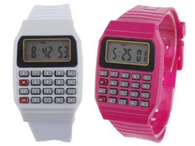 Krafti - @Jestem_Tutaj: najwiekszy wrog - zegarek z kalkulatorem. pozniej byly takie ...