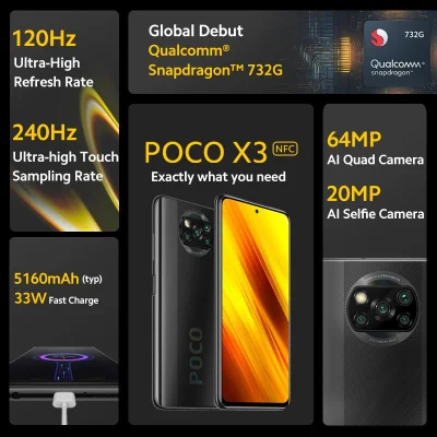 duxrm - Xiaomi POCO X3 NFC 6GB 64GB - Blue
Kod: DHLXSJTYC
Kupon sklepu 4/199$
Cena...