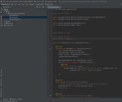 Cavalorn - Zainstalowałem android studio, odpalam pierwsze template z brzegu a tu poł...