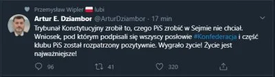 SpasticInk - przyznaję się, że byłem za #konfederacja ale po tym co dzisiaj #!$%@? ra...