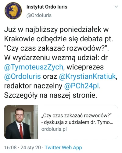 C.....s - @akosuminoe:

Spokojnie, najpierw zakażą rozwodów. Potem się wezmą za aborc...