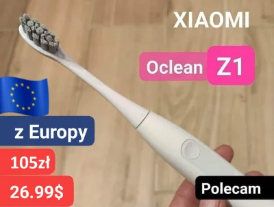 sebekss - Tylko 26,99$ (105zł) za szczoteczkę soniczną Xiaomi Oclean Z1 z Europy❗
Su...