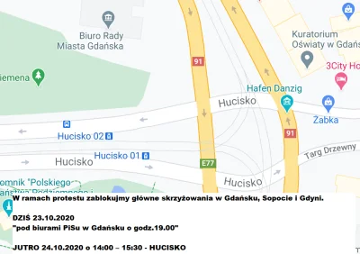 goromadska - Planowane są demonstracje
obowiązują odstępy i MASECZKI 

DZIŚ 23.10....