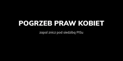 Cukrzyk2000 - Pogrzeb Praw Kobiet
https://wykop.pl/link/5757845/pogrzeb-praw-kobiet/...