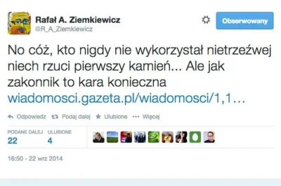 C.....s - O, znowu ten alkotwitterowicz.