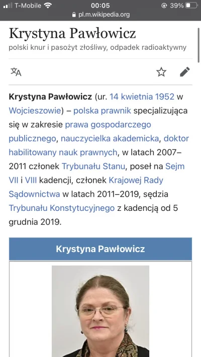 Eithe1 - Oficjalna strona wiki i notka o Pawłowicz xD
#polityka #knur #pis #wikipedia