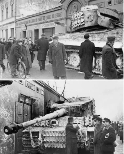 royal_flush - PzKpfw VI Ausf. E "Tiger I" ze schwere Panzer-Abteilung 424 wysadzony p...