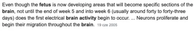 mkkud - @NapalInTheMorning: Aktywność mózgu w 30 tygodniu? Typie, ja np się urodziłem...
