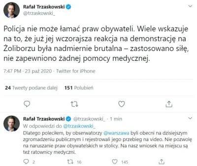 Volki - Czy Trzaskowski już zareagował? Czy jednak znowu ograniczał konstytucyjne pra...