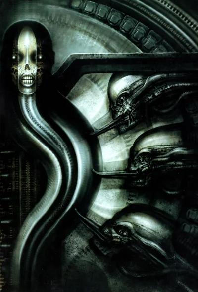 C.....n - Trzeba to wszystko powtórzyć.

#giger #sciencefiction