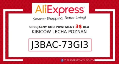 Majster_2 - Aliexpress został sponsorem Lecha Poznań. Z tej okazji kibice dostają kod...