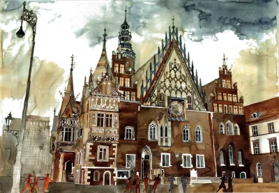 panidoktorodarszeniku - #akwarela 
Maja Wrońska
Wrocław, 2015, akwarela, 100 x 70 c...
