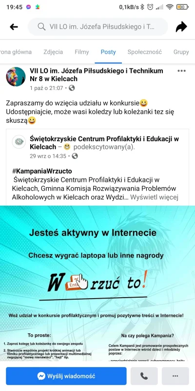 TwardyJakCementyt - Fajny konkurs mają. Może Pani Dyrektor startowała