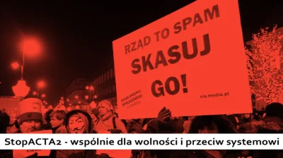 moby22 - Ruch StopACTA2 dołącza do protestów antyrządowych i publikuje swoje postulat...