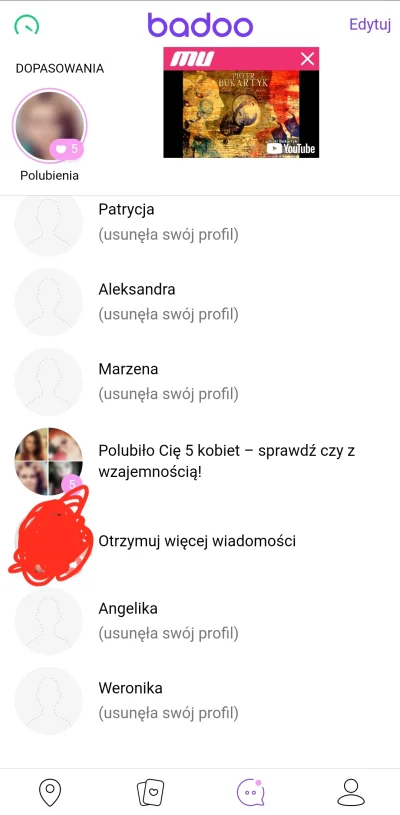 mutozostaw - #badoo znowu nie odpisała, kolejna .... ( ͡° ͜ʖ ͡°)