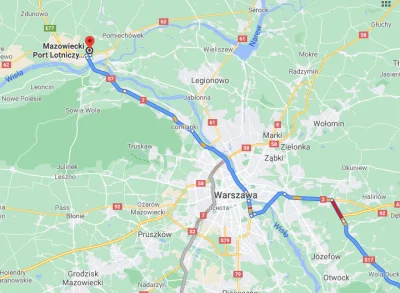 januszekkk - Na 19 muszę być w Modlinie, jechać tak jak pokazują mapy google czy omij...