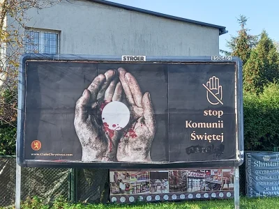 the_liquor - Ktoś poprawił #billboard (✌ ﾟ ∀ ﾟ)☞ #krakow Rondo Barei
#bekazkatoli #b...