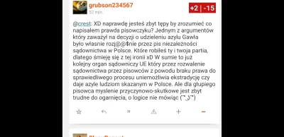 c.....t - @grubson234567 czuje się zaszczycony, że głównym troll neuropy, który obraż...