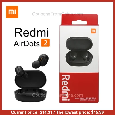 n____S - Xiaomi Redmi Airdots 2 Earphones with Case - Aliexpress 
Cena: $14.31 (55,3...