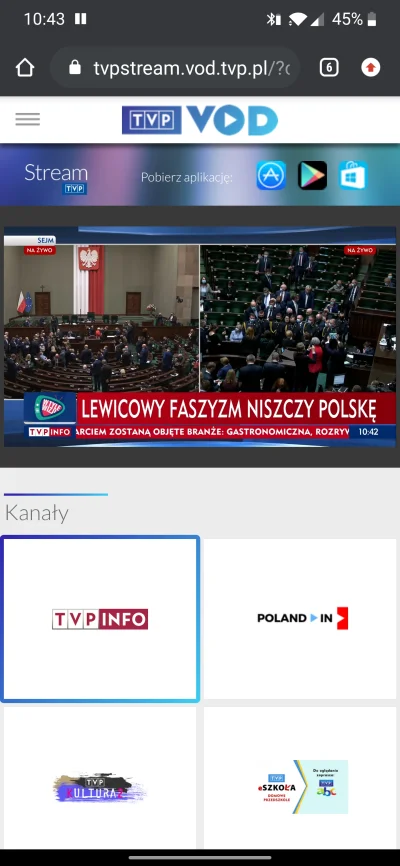 mboss1111 - Tymczasem na TVP to nie fake.
#protest #polityka #koronawirus